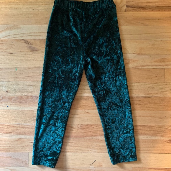 Fall Denim Button Down Shirt and Velvet Leggings - Picture 6 of 6